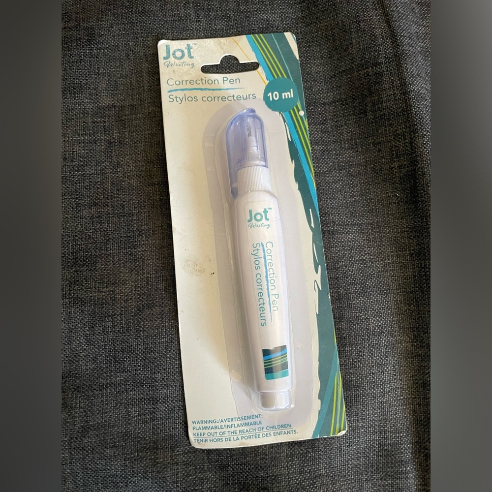 Jot writing correction pen